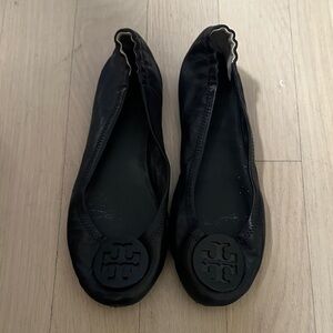 Tory Burch Black Ballet Flats